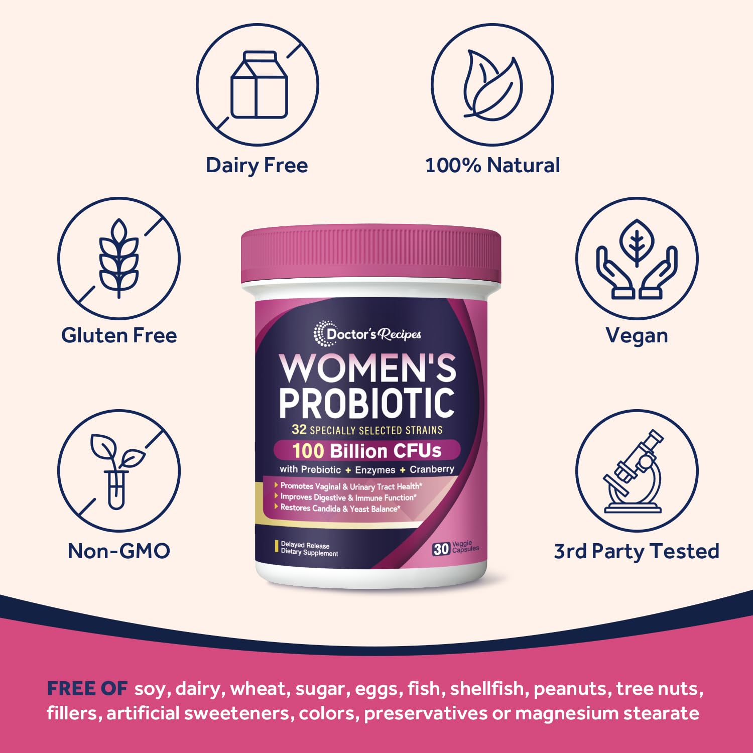 Delayed-release probiotic capsules