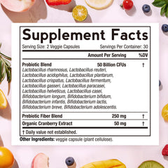 Label highlighting 50 Billion CFU and 16 strains