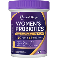 Packaging for Doctor's Recipes Women's Probiotics