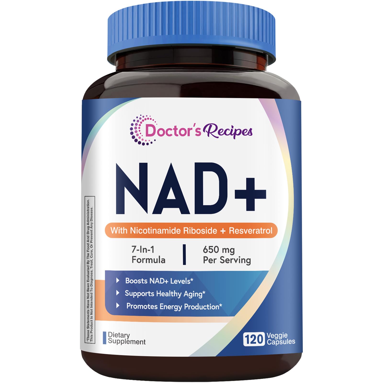 Doctor's Recipes NAD bottle front label