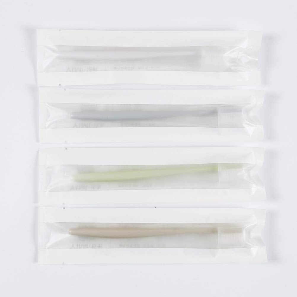 Colorful plastic handle of DOITOOL toothbrush