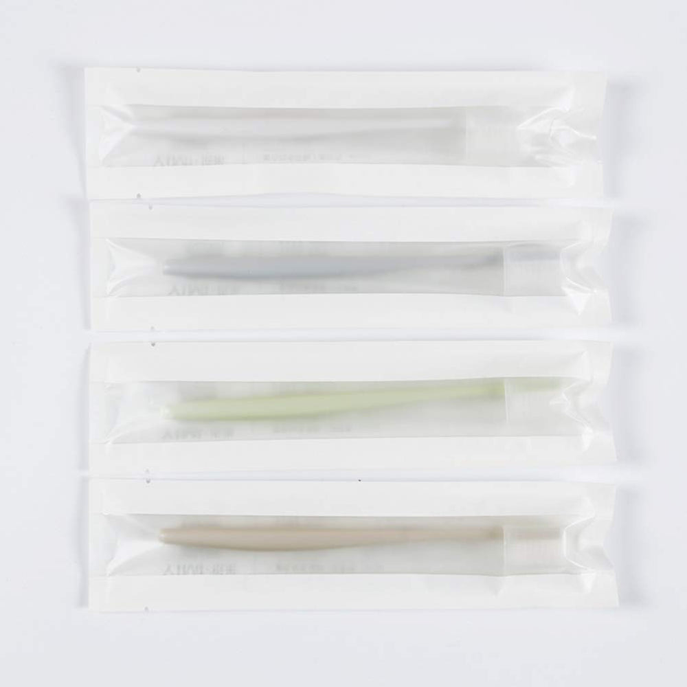 Colorful plastic handle of DOITOOL toothbrush