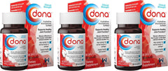 DONA Crystalline Glucosamine Sulfate 60 Caplets 3-Pack bottle front view
