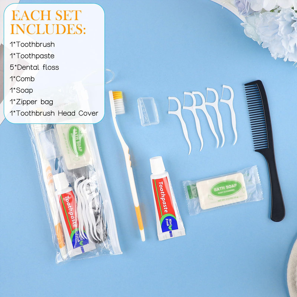 Charity donation-ready toiletries for churches and shelters