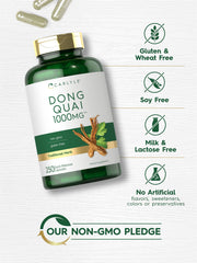 Quick-release capsules with Dong Quai root powder