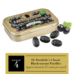 Back nutrition and ingredients information on the DOOLITTLE tin