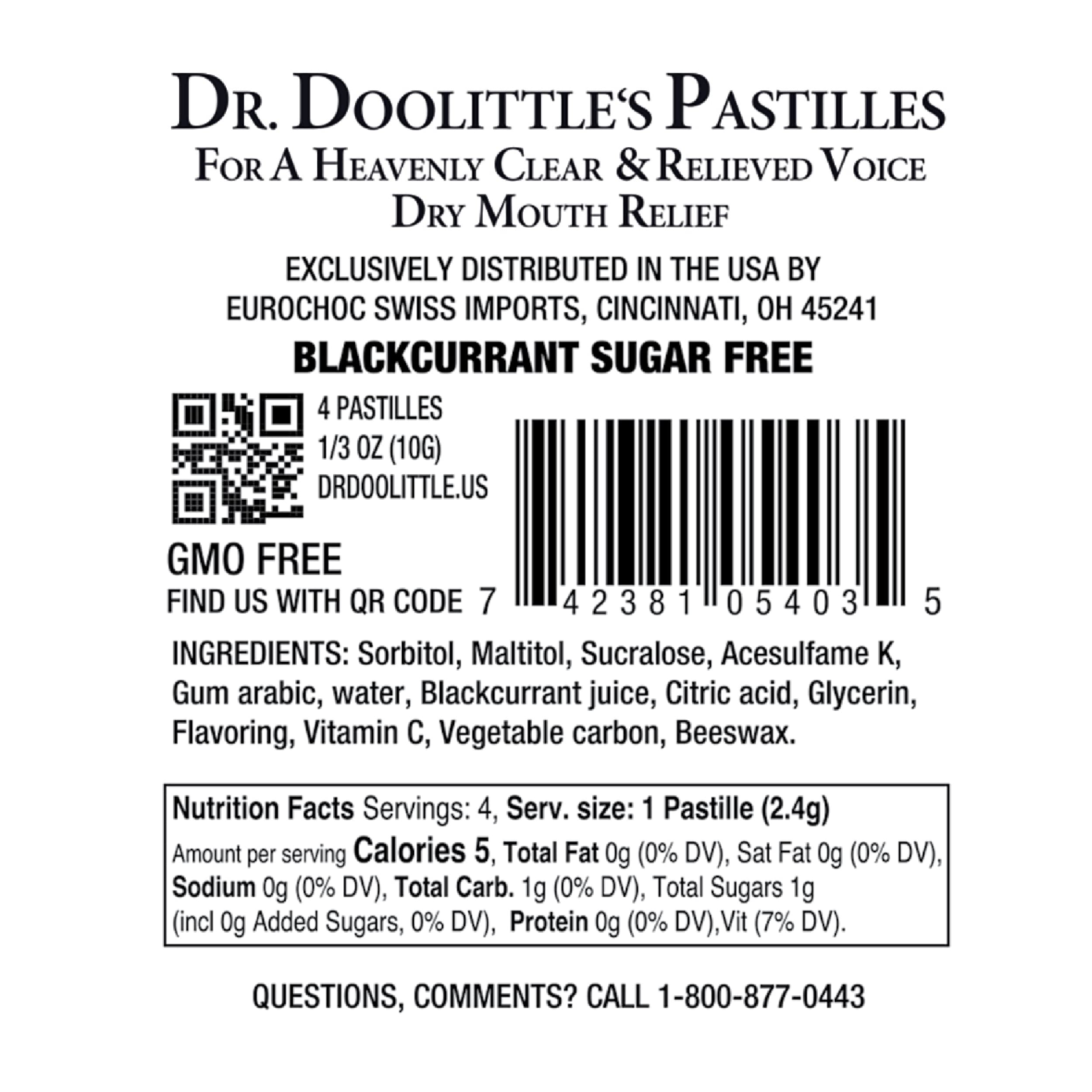 Close-up of blackcurrant pastilles texture