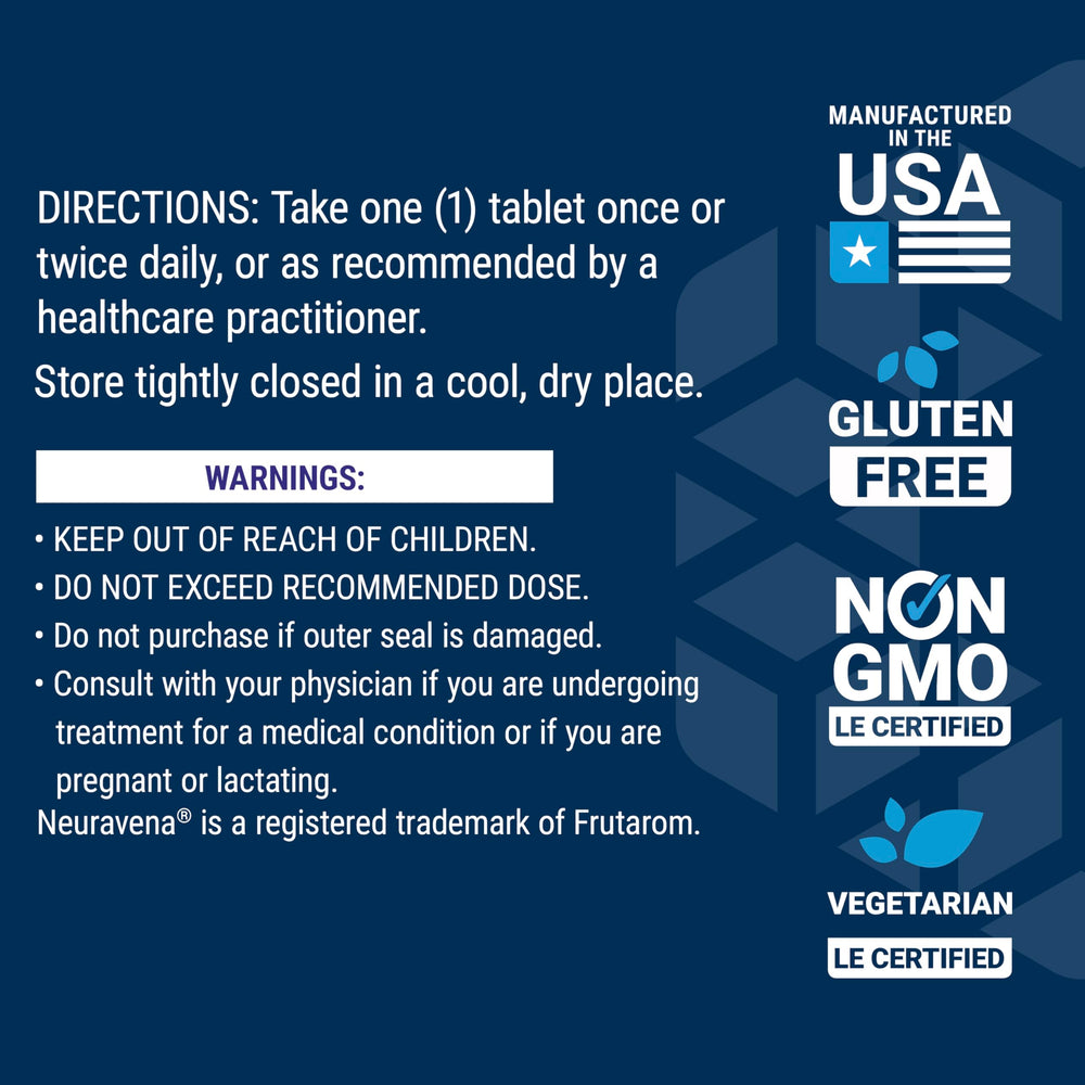 Non-GMO and Gluten-Free icons for Dopa-Mind