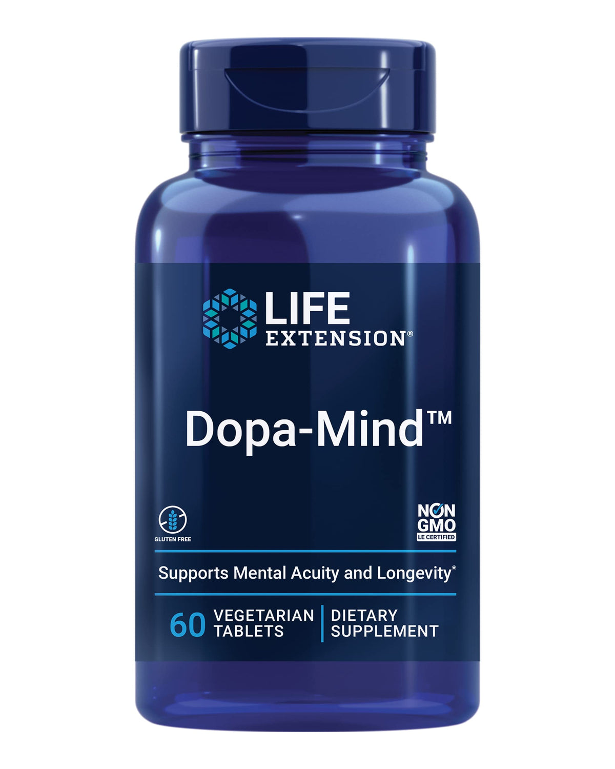 Dopa-Mind bottle and packaging front view