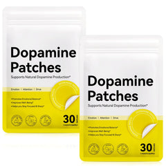 Product packaging front: 2Packs Dopamine Patches