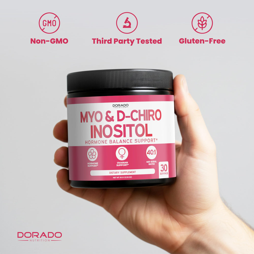 DORADO NUTRITION GMP certification label assuring tested quality