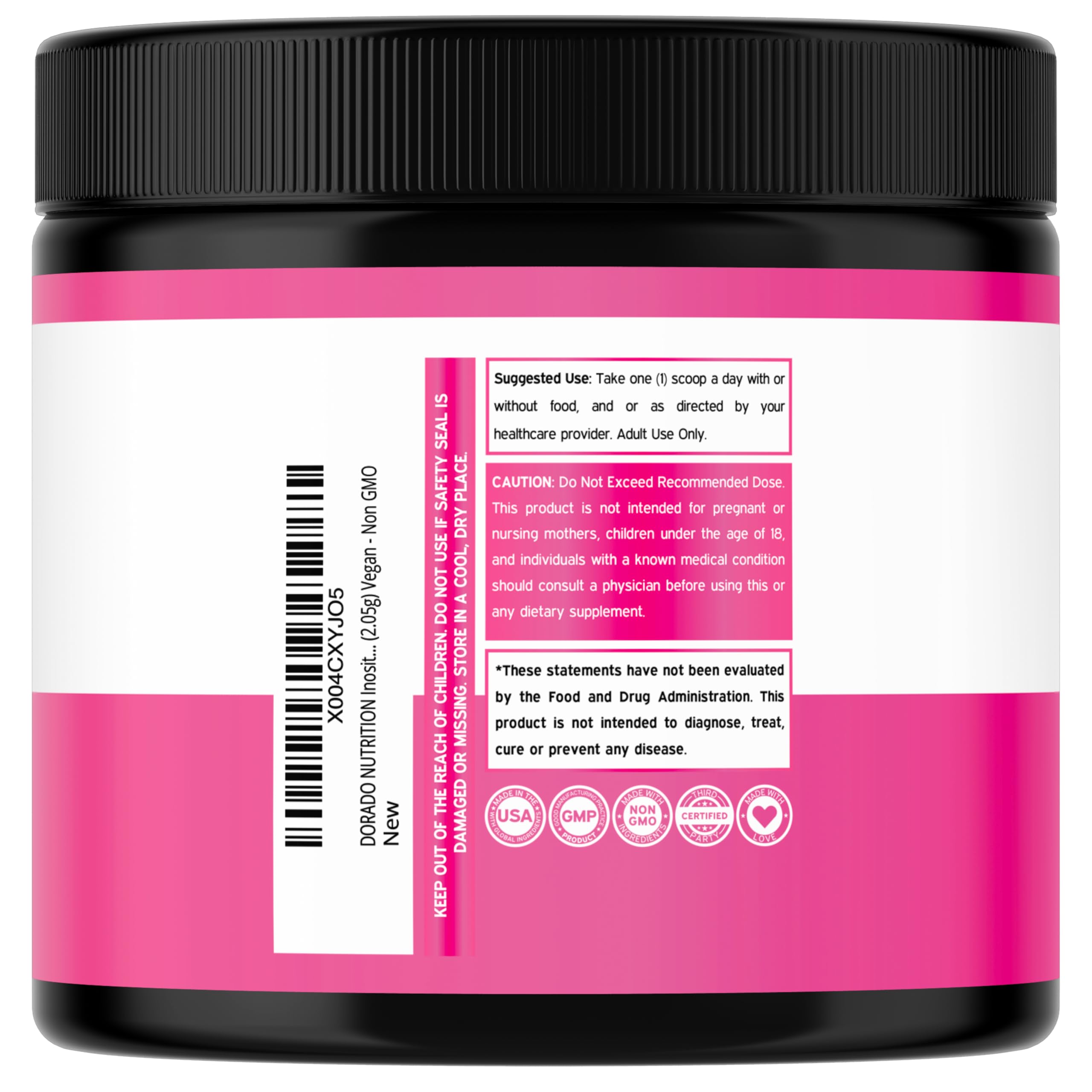DORADO NUTRITION scoop measuring a serving for accurate dosing