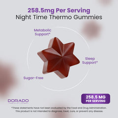DORADO NUTRITION gummy in hand demonstrating single serve convenience