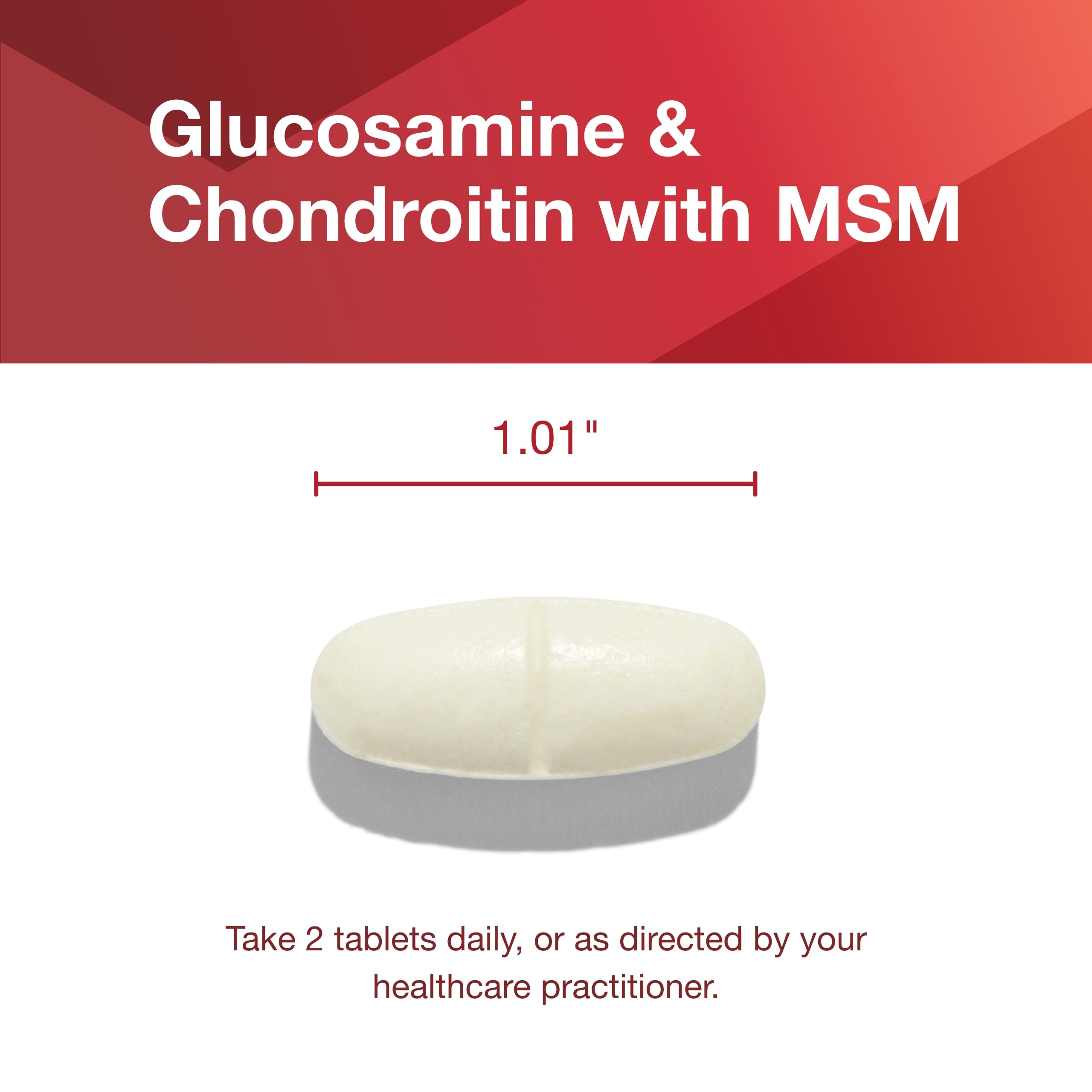 Dosage instruction showing 2 tablets daily