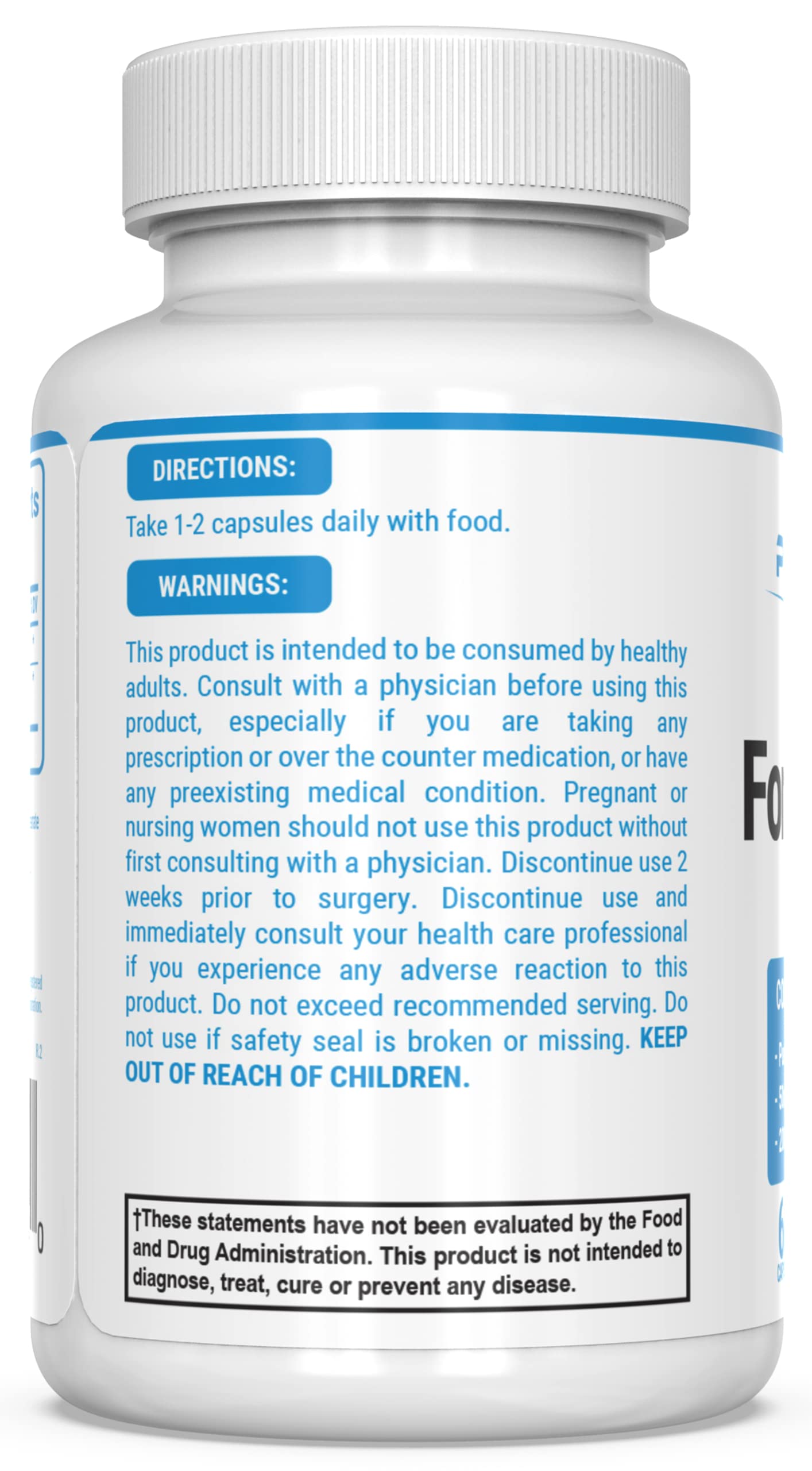 Dosage information and benefits for Forskolin-95+