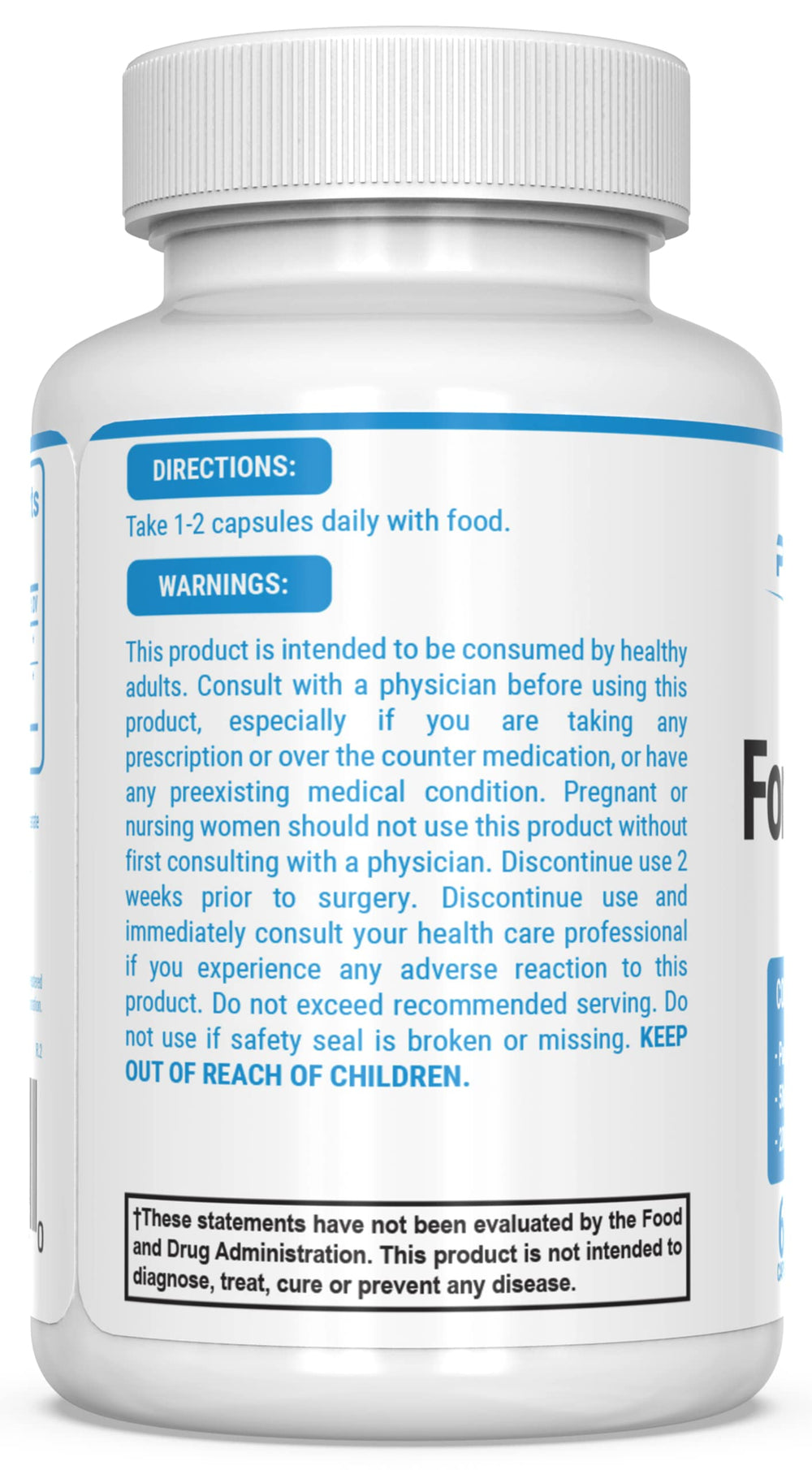 Dosage information and benefits for Forskolin-95+