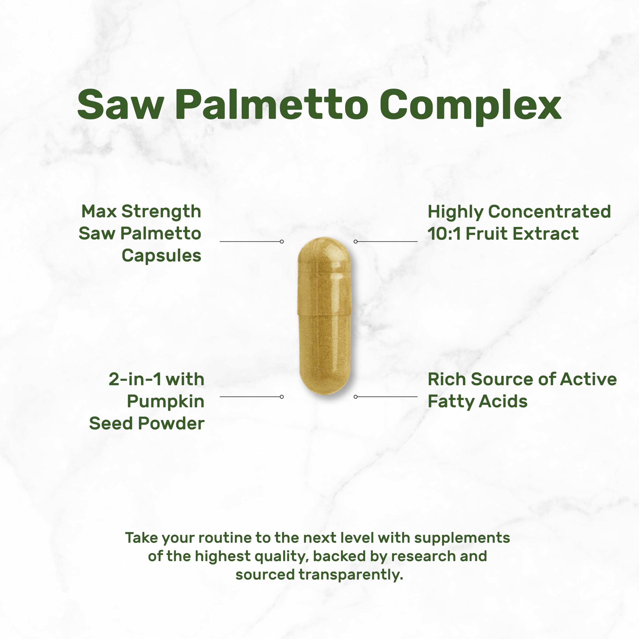 Capsules showing 300-count bottle dosage information