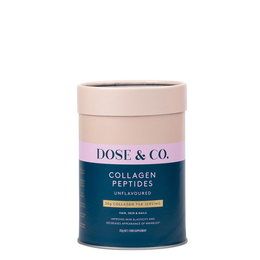 Front view of DOSE & CO Pure Collagen Peptides Unflavored 283 g
