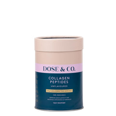 Front view of DOSE & CO Pure Collagen Peptides Unflavored 283 g