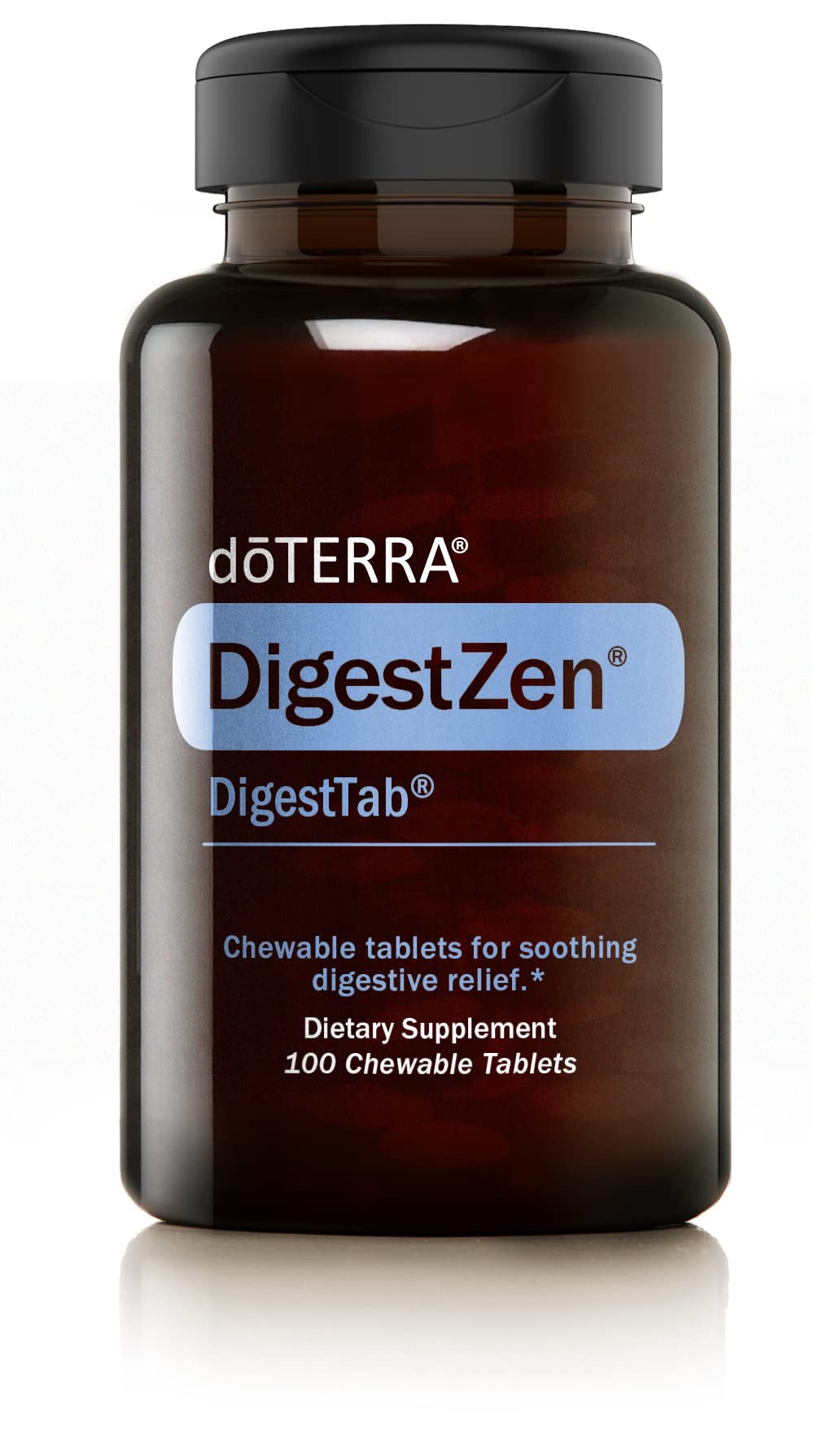 doTERRA DigestZen DigestTab 100 chewable tablets bottle