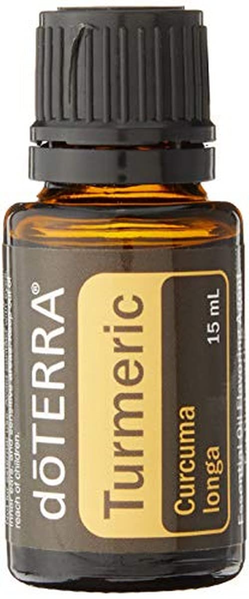 doTERRA Turmeric essential oil 15 mL bottle front view