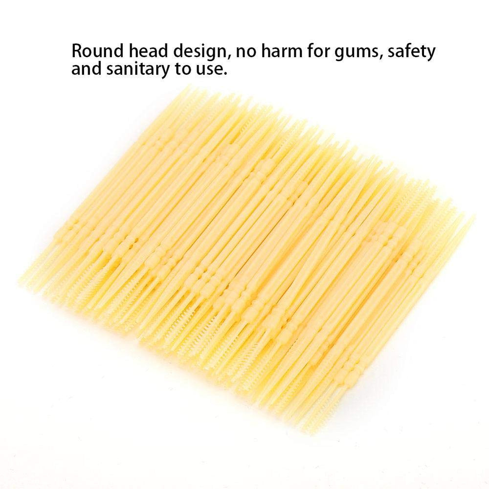 Green color variant side view of Double-Head Toothpick