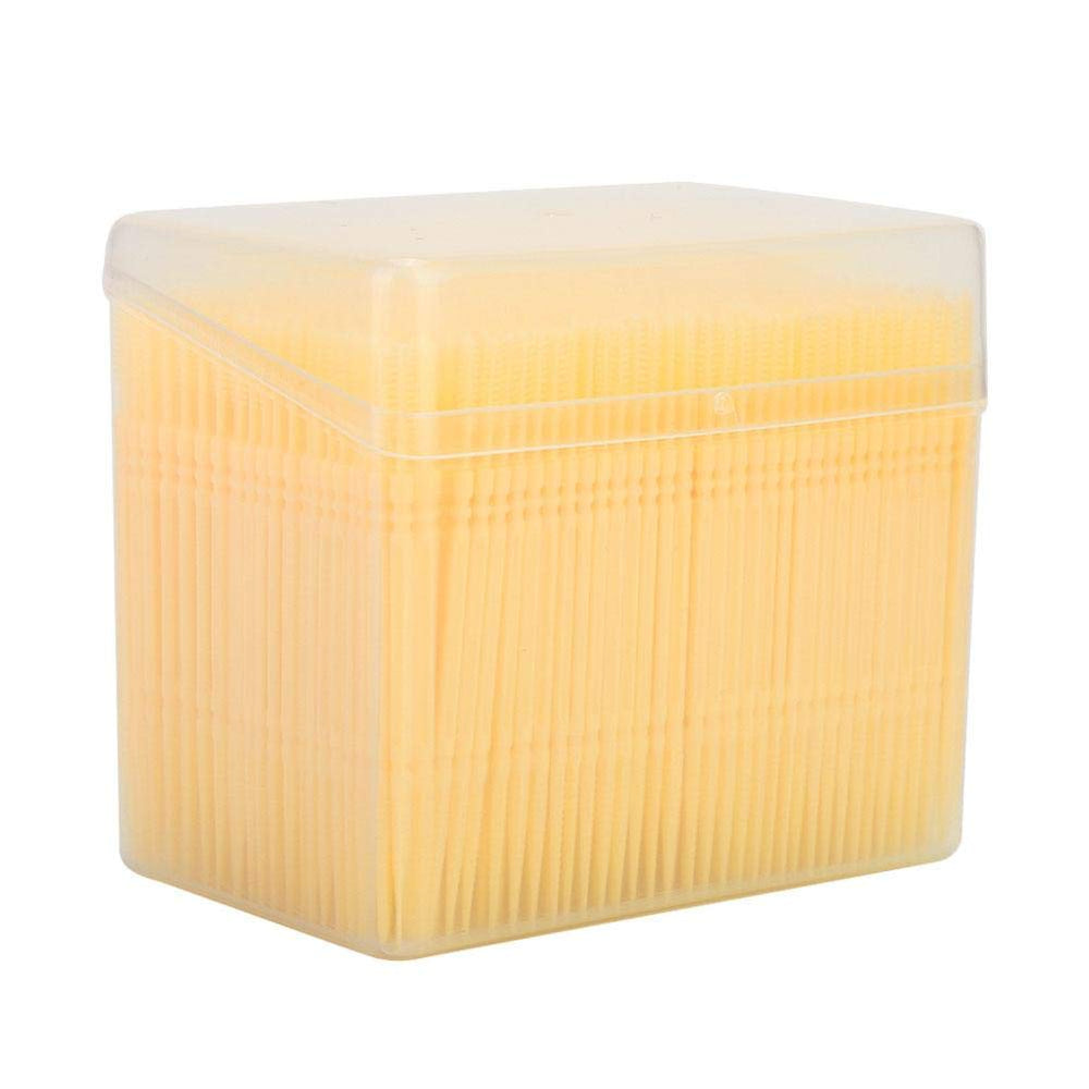 Orange color variant side view of Double-Head Toothpick