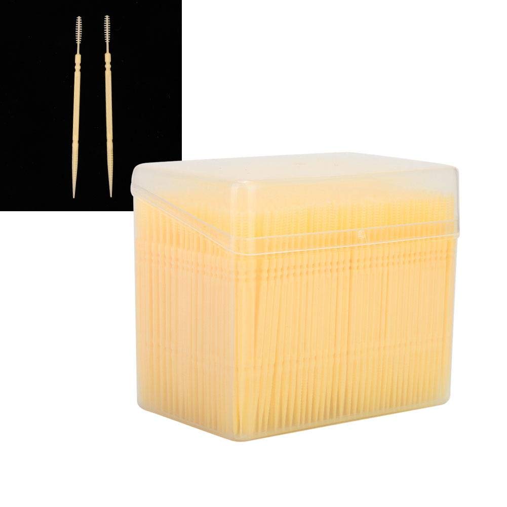 Yellow color variant side view of Double-Head Toothpick