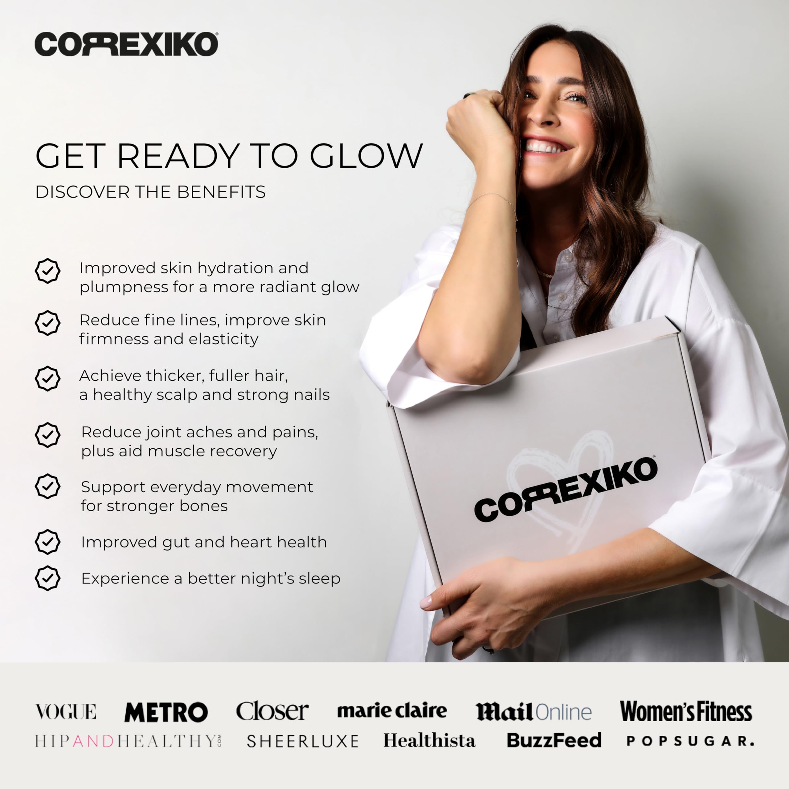 Double hydrolyzed marine collagen peptides with 10g serving