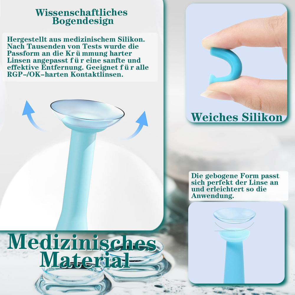Double-layer cleaning tray for rinsing and drying lenses