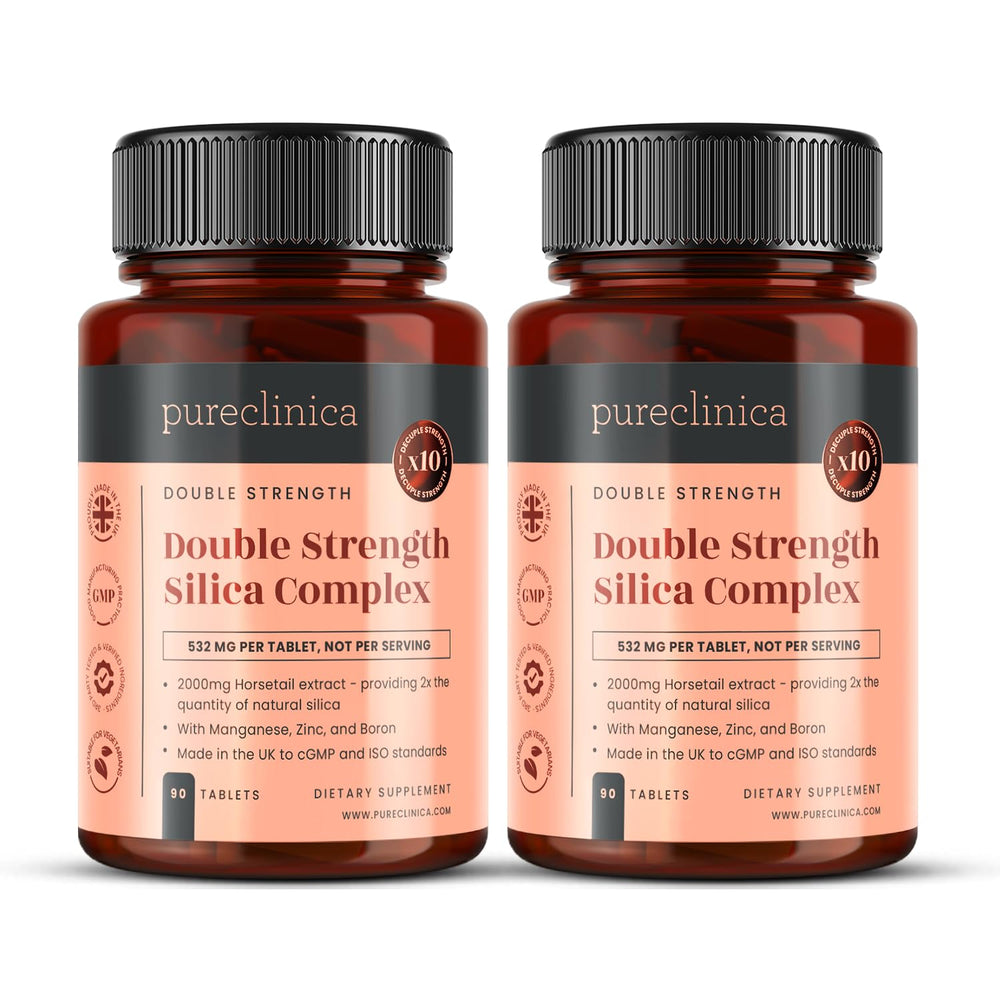 Double Strength Silica Complex – two bottles (6 months supply)