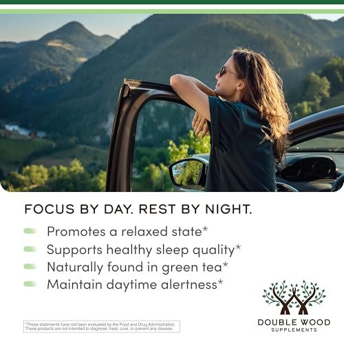 Double Wood L-Theanine product label