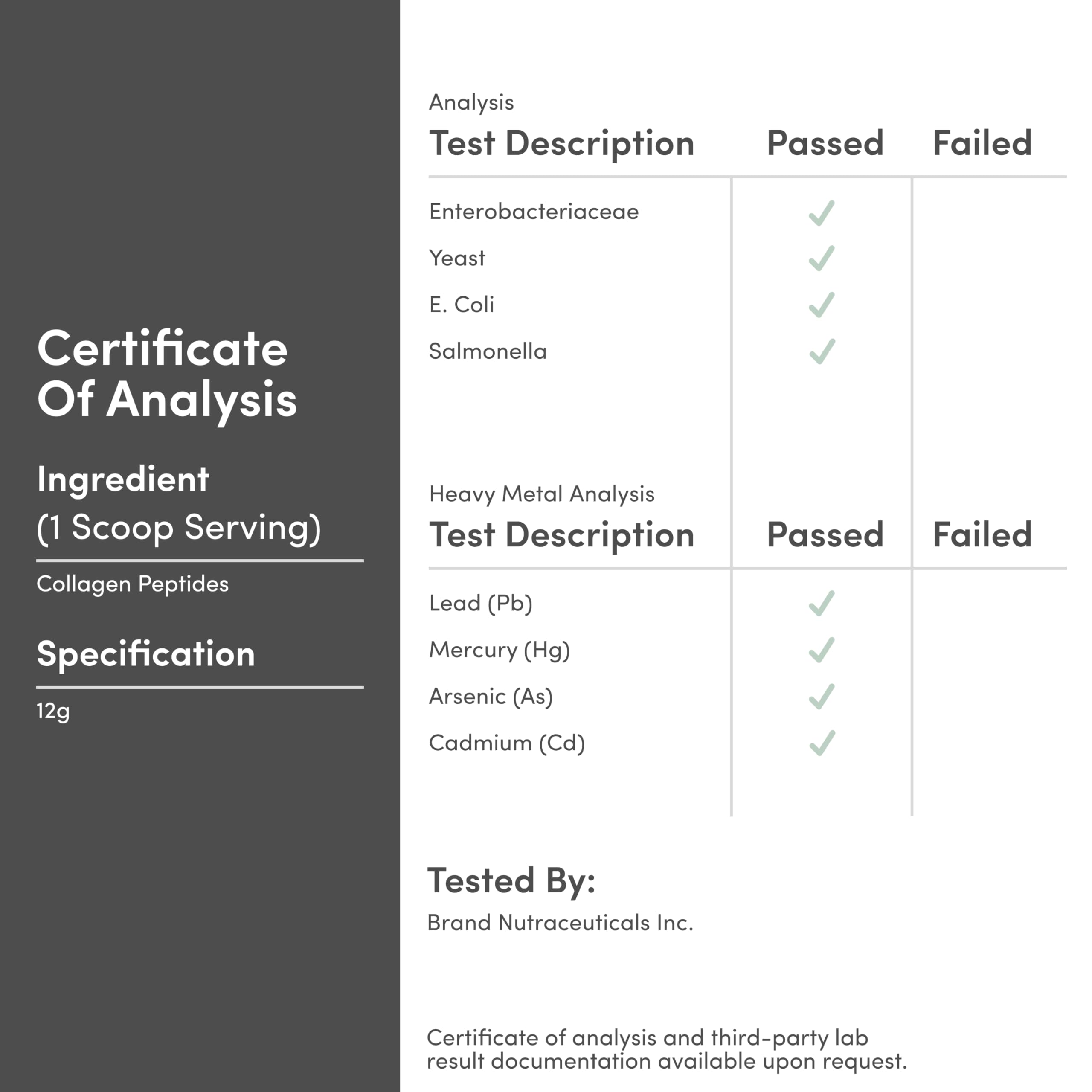 Front of Double Wood Marine Collagen Powder canister