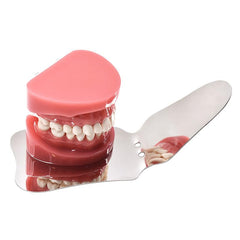 Intraoral reflector used for dental photography, examination, and documentation.