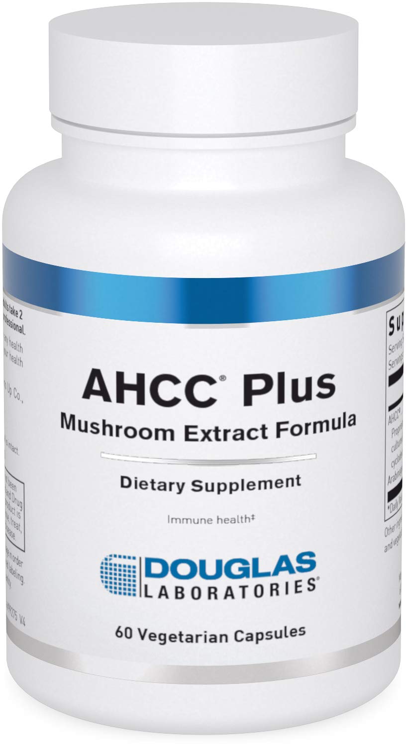 Douglas Laboratories AHCC® Plus bottle - front view
