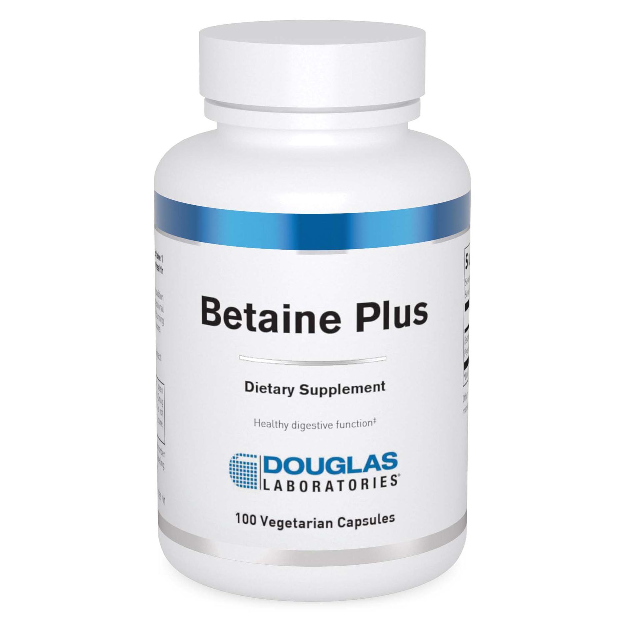 Douglas Laboratories Betaine Plus bottle label