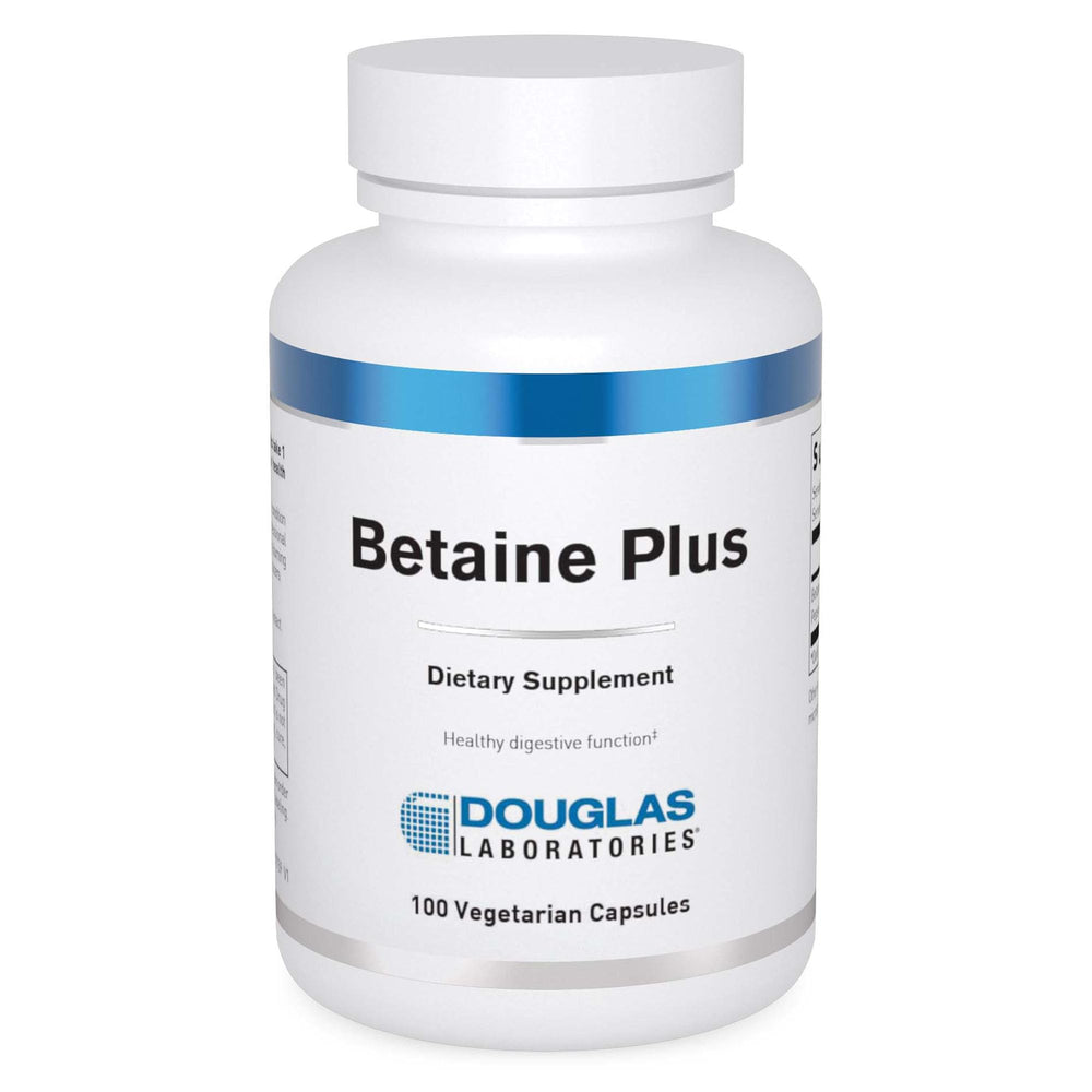 Douglas Laboratories Betaine Plus bottle label
