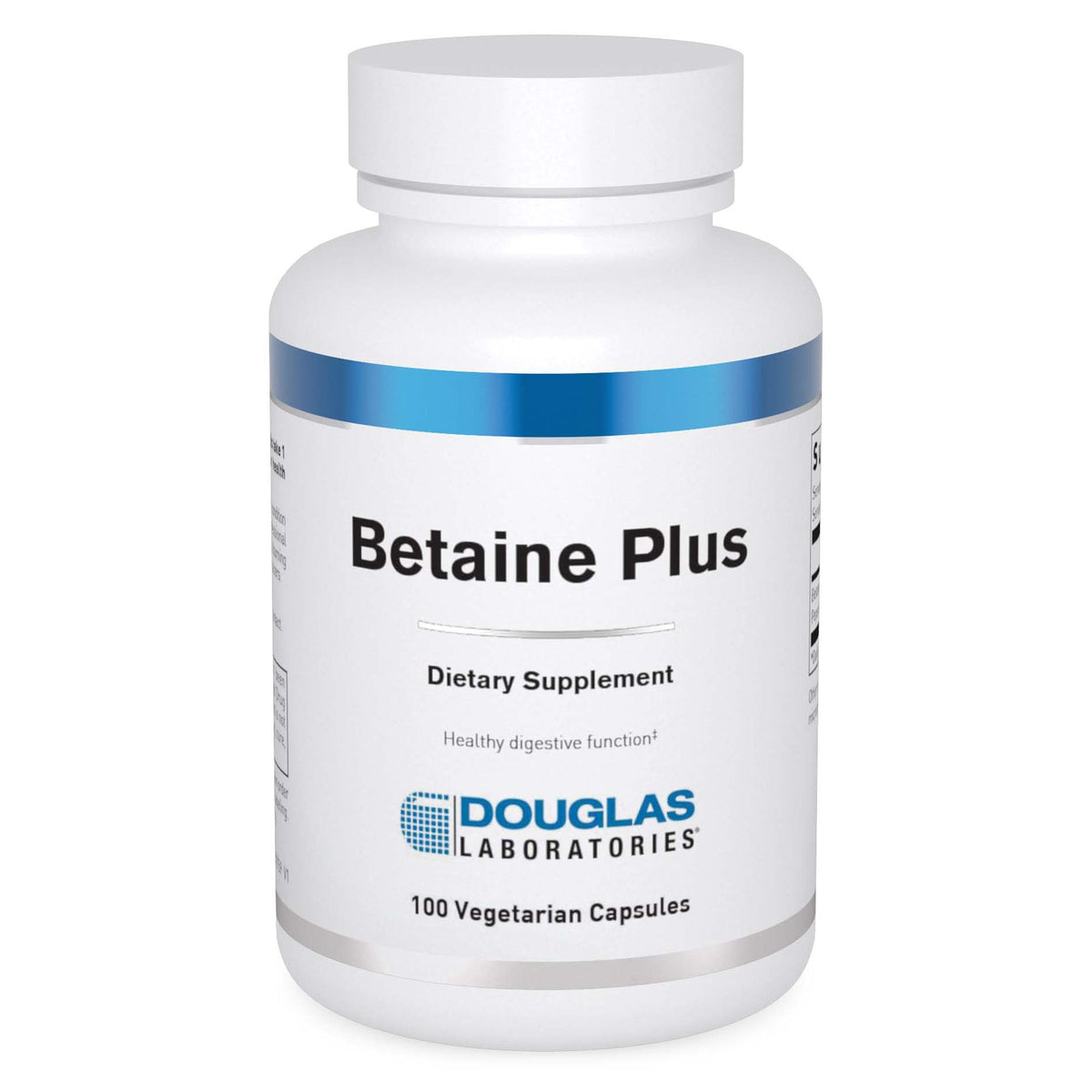 Douglas Laboratories Betaine Plus bottle label
