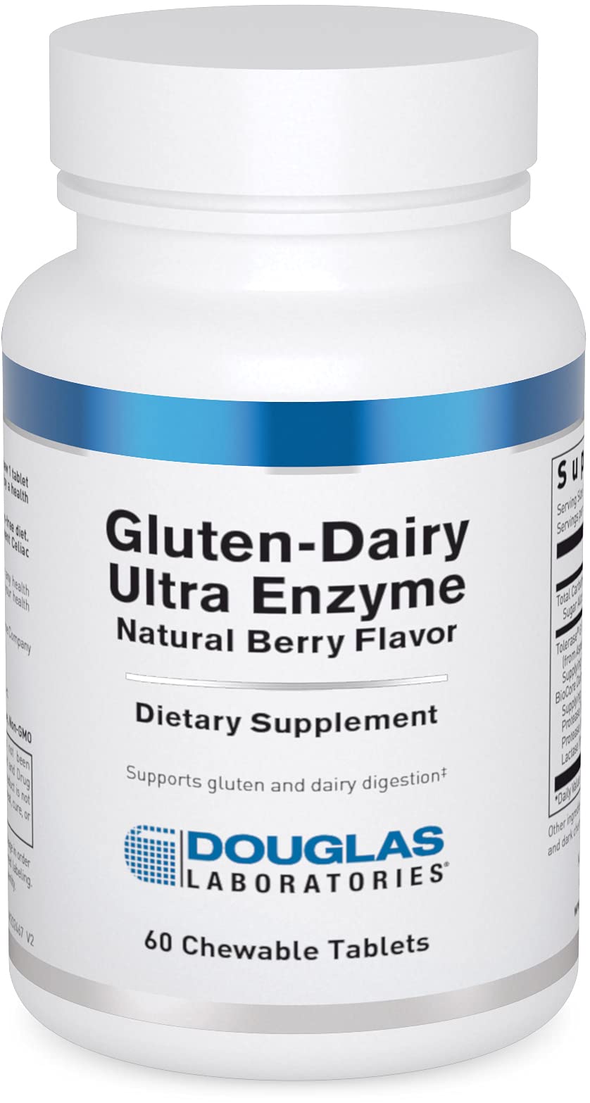 Berry-flavored Gluten-Dairy Ultra Enzyme chewable tablet