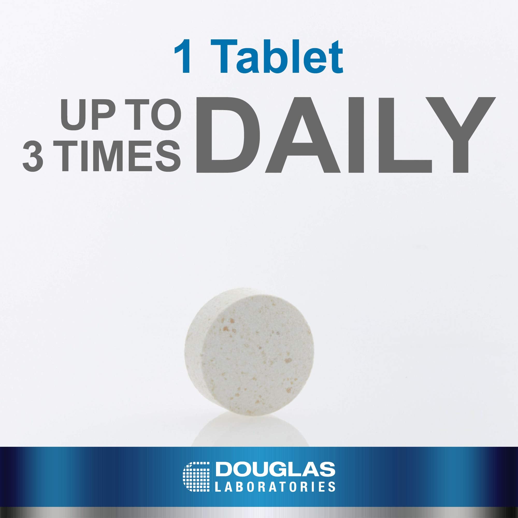 Gluten-Dairy Ultra Enzyme bottle and tablets on a white background