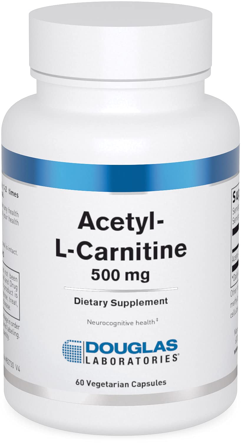 Douglas Laboratories Acetyl L-Carnitine 500 mg bottle with 60 capsules