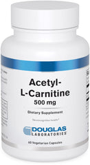 Douglas Laboratories Acetyl L-Carnitine 500 mg bottle with 60 capsules