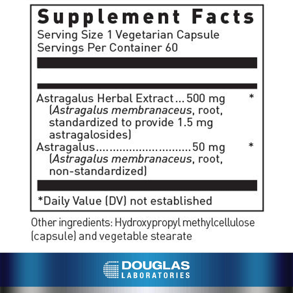 Astragalus Max-V bottle with capsules