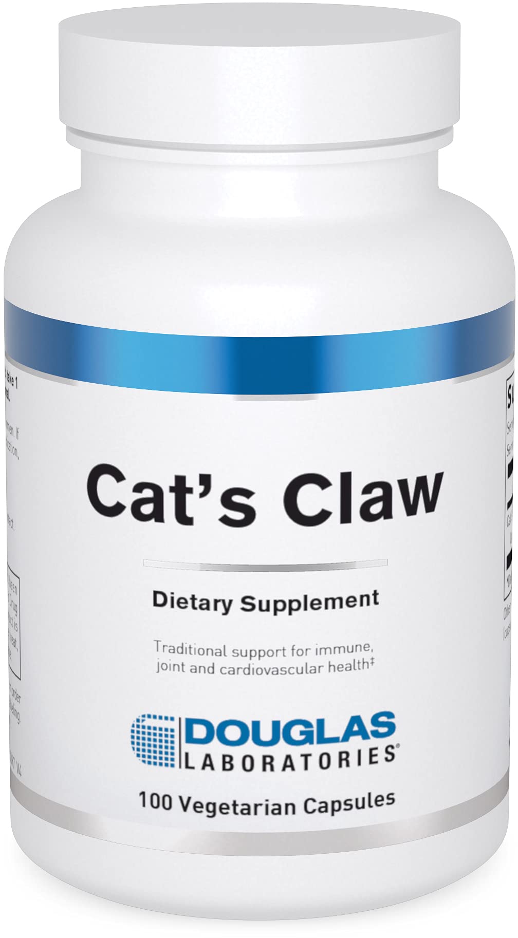 Douglas Laboratories Cat's Claw 100 Capsules bottle on white background