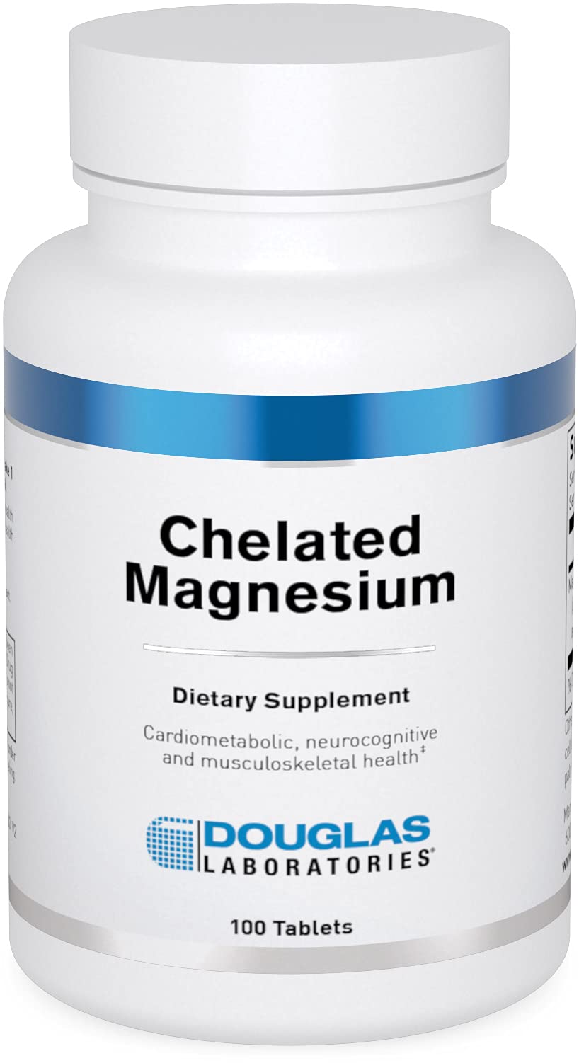 Douglas Laboratories Chelated Magnesium bottle – 100 tablets (hero image)