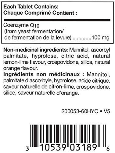 Douglas Laboratories Citrus-Q10 close-up tablets showing convenient daily chewability