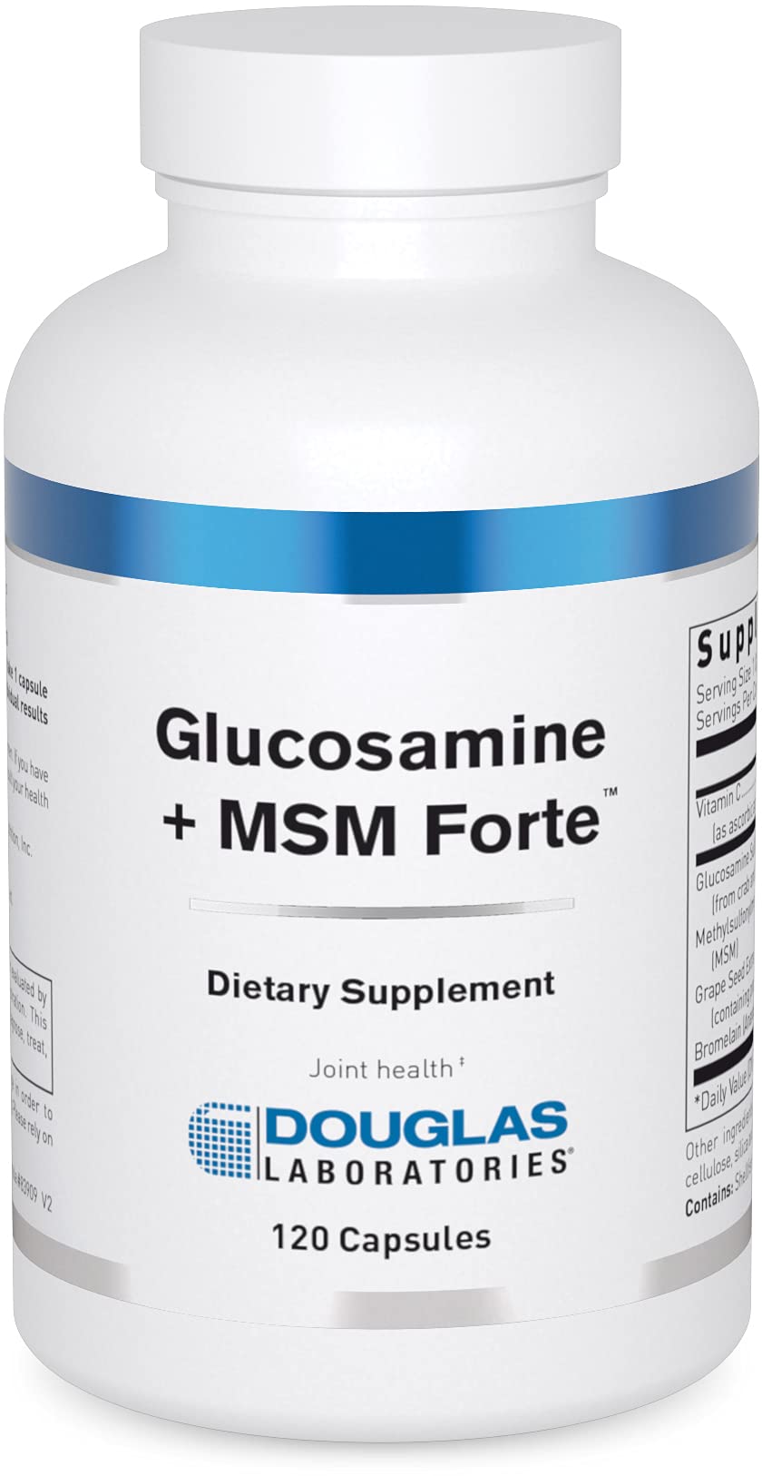 Douglas Laboratories Glucosamine + MSM Forte bottle front