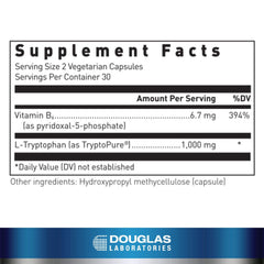 L-Tryptophan packaging and bottle