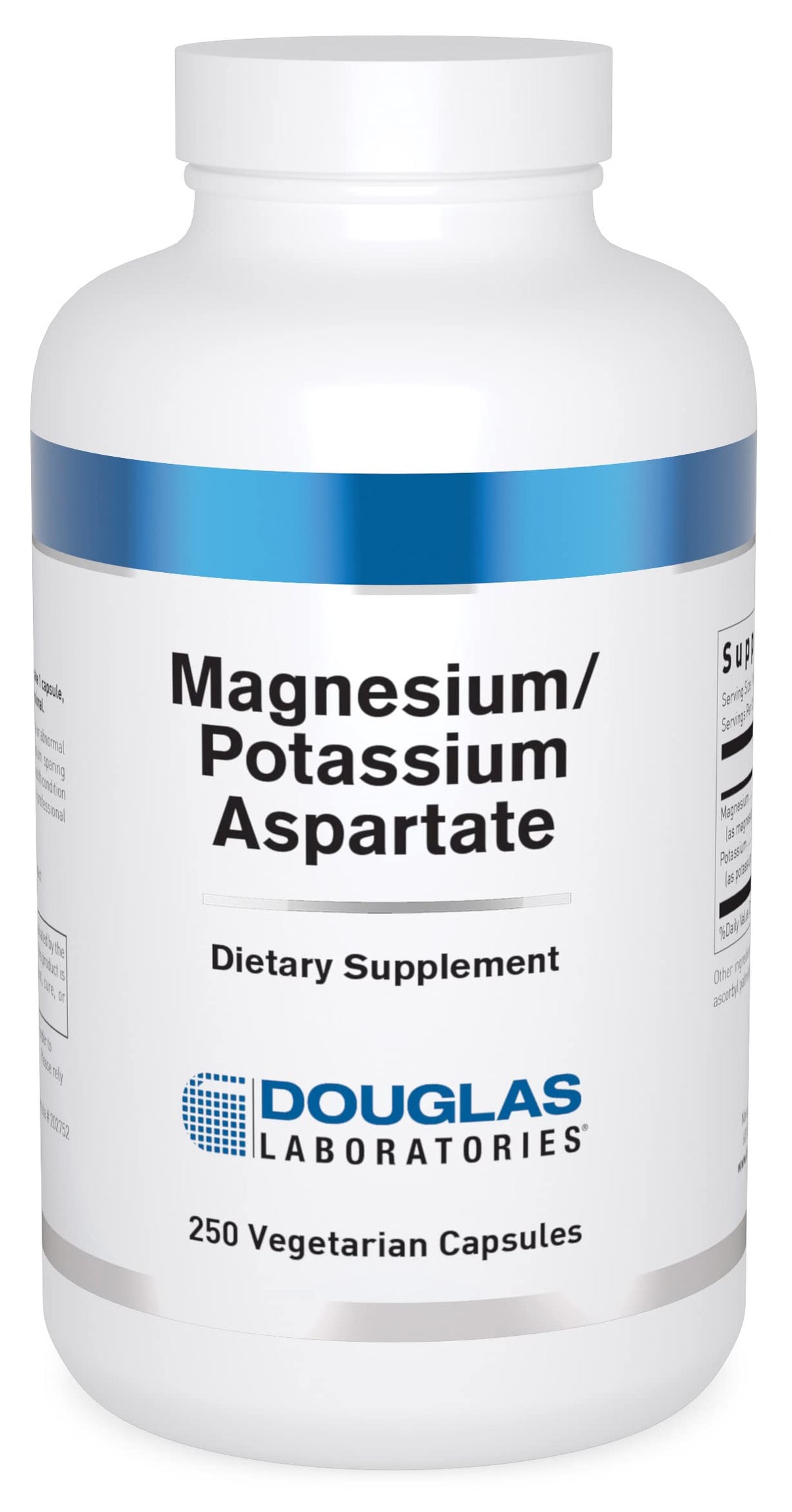 Douglas Laboratories Magnesium/Potassium Aspartate 250 Vegetarian Capsules bottle