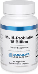 Douglas Laboratories Multi-Probiotic 15B bottle with 60 vegetarian acid-resistant capsules